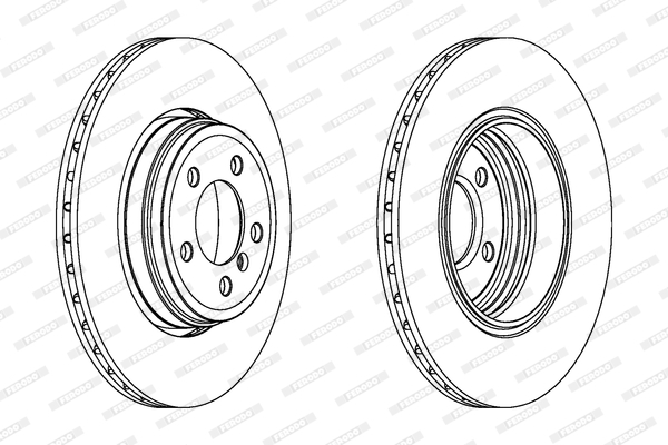 Disc frana DDF1247C-1 FERODO - Frana disc Disc frana DDF1247C-1 FERODO - Frana disc