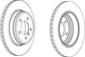Disc frana DDF1260C-1 FERODO - Frana disc Disc frana DDF1260C-1 FERODO - Frana disc