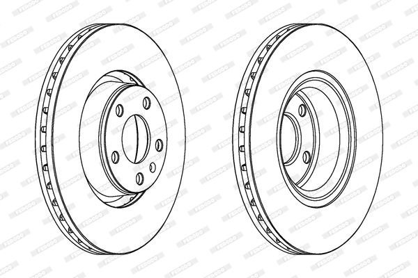 Disc frana DDF1277 FERODO - Disc frana Disc frana DDF1277 FERODO - Disc frana