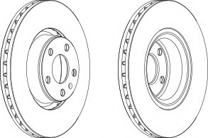 Disc frana DDF1277-1 FERODO - Disc frana Disc frana DDF1277-1 FERODO - Disc frana