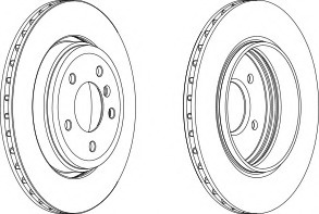 Disc frana DDF1280-1 FERODO - Frana disc Disc frana DDF1280-1 FERODO - Frana disc