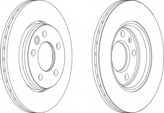 Disc frana DDF1286 FERODO - Frana disc Disc frana DDF1286 FERODO - Frana disc