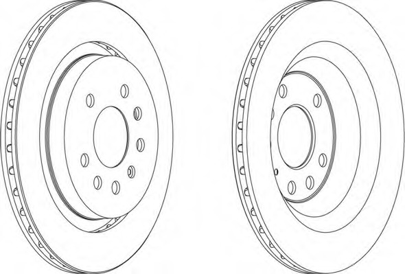 Disc frana DDF1289 FERODO - Frana disc Disc frana DDF1289 FERODO - Frana disc