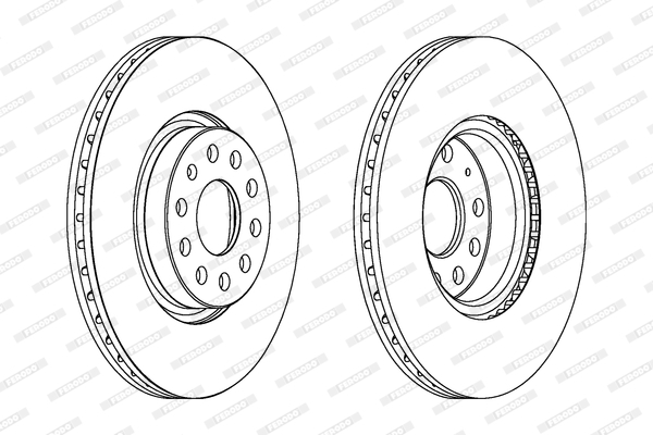 Disc frana DDF1305 FERODO - Disc frana Disc frana DDF1305 FERODO - Disc frana