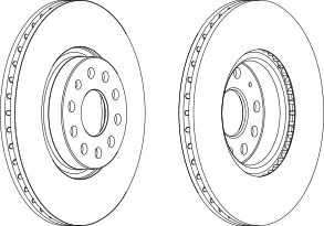 Disc frana DDF1305C-1 FERODO - Disc frana Disc frana DDF1305C-1 FERODO - Disc frana