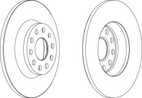 Disc frana DDF1306C-1 FERODO - Disc frana Disc frana DDF1306C-1 FERODO - Disc frana
