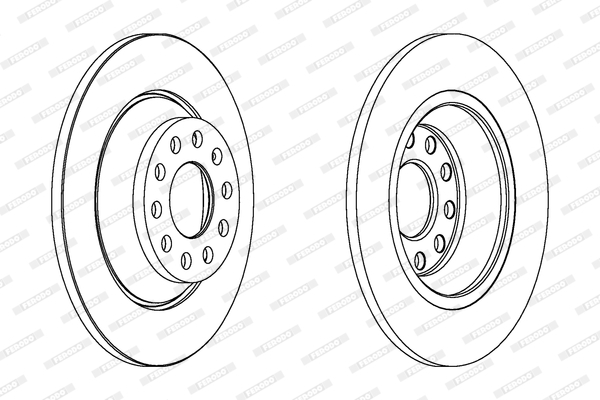 Disc frana DDF1307 FERODO - Disc frana Disc frana DDF1307 FERODO - Disc frana