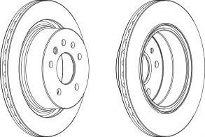 Disc frana DDF1366-1 FERODO - Disc frana Disc frana DDF1366-1 FERODO - Disc frana