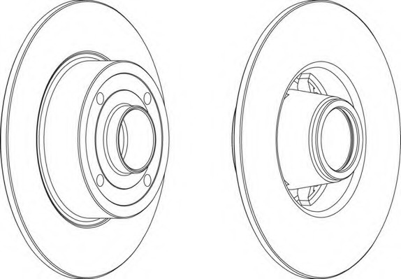 Disc frana DDF1369 FERODO - Frana disc Disc frana DDF1369 FERODO - Frana disc