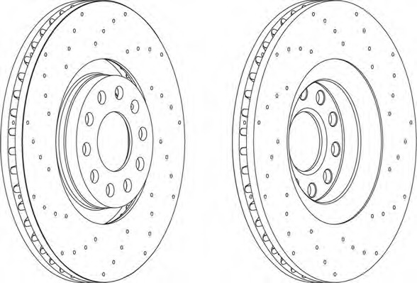 Disc frana DDF1422 FERODO - Disc frana Disc frana DDF1422 FERODO - Disc frana