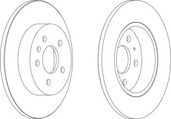 Disc frana DDF1423 FERODO - Disc frana Disc frana DDF1423 FERODO - Disc frana