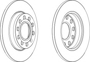 Disc frana DDF1425-1 FERODO - Disc frana Disc frana DDF1425-1 FERODO - Disc frana