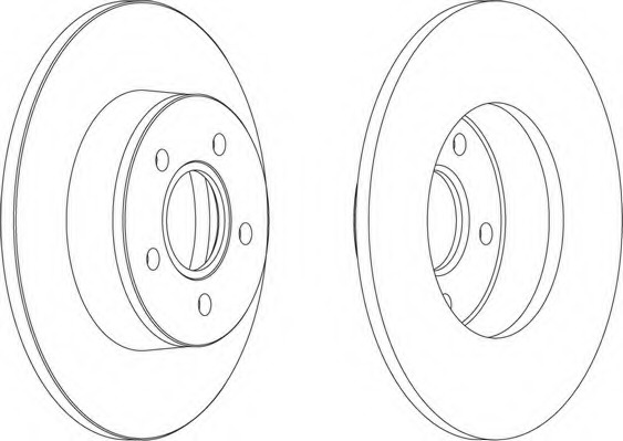 Disc frana DDF1497 FERODO - Frana disc Disc frana DDF1497 FERODO - Frana disc