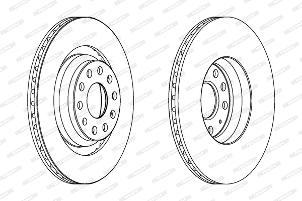 Disc frana DDF1503 FERODO - Disc frana Disc frana DDF1503 FERODO - Disc frana
