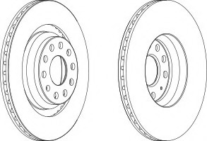 Disc frana DDF1503-1 FERODO - Disc frana Disc frana DDF1503-1 FERODO - Disc frana