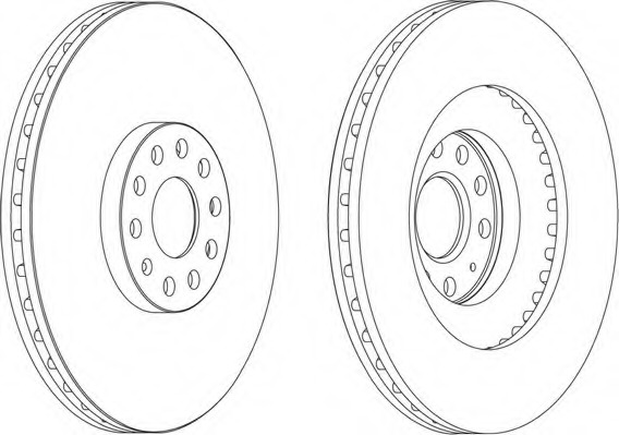 Disc frana DDF1504 FERODO - Disc frana Disc frana DDF1504 FERODO - Disc frana