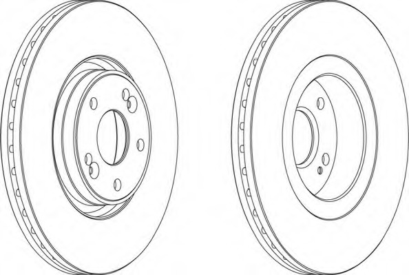 Disc frana DDF151-1 FERODO - Frana disc Disc frana DDF151-1 FERODO - Frana disc