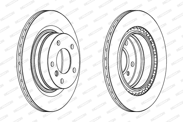 Disc frana DDF1549 FERODO - Frana disc Disc frana DDF1549 FERODO - Frana disc