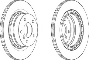 Disc frana DDF1549-1 FERODO - Frana disc Disc frana DDF1549-1 FERODO - Frana disc