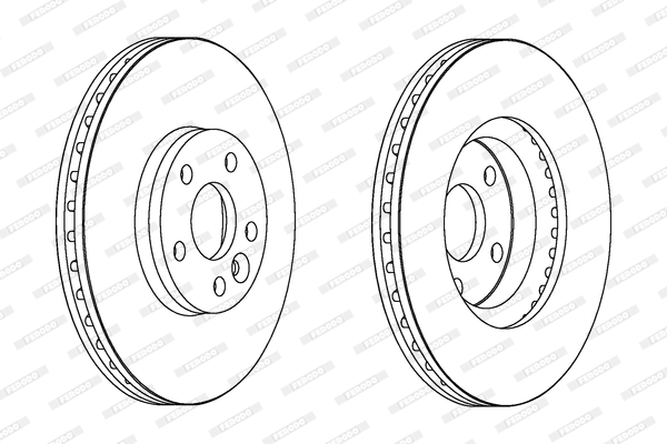 Disc frana DDF1567 FERODO - Frana disc Disc frana DDF1567 FERODO - Frana disc