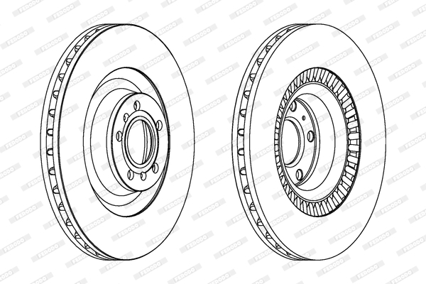 Disc frana DDF1572 FERODO - Disc frana Disc frana DDF1572 FERODO - Disc frana