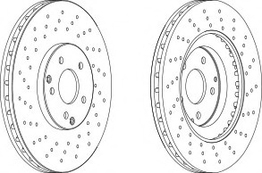 Disc frana DDF1582-1 FERODO - Disc frana Disc frana DDF1582-1 FERODO - Disc frana