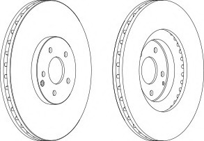Disc frana DDF1585-1 FERODO - Disc frana Disc frana DDF1585-1 FERODO - Disc frana