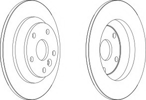 Disc frana DDF1616-1 FERODO - Frana disc Disc frana DDF1616-1 FERODO - Frana disc