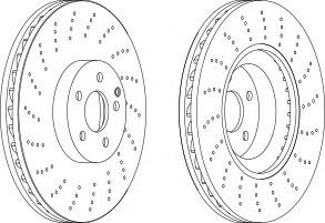 Disc frana DDF1637-1 FERODO - Disc frana Disc frana DDF1637-1 FERODO - Disc frana