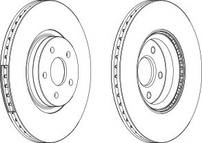 Disc frana DDF1649-1 FERODO - Frana disc Disc frana DDF1649-1 FERODO - Frana disc