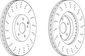 Disc frana DDF1650-1 FERODO - Disc frana Disc frana DDF1650-1 FERODO - Disc frana