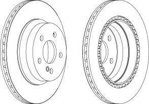 Disc frana DDF1672-1 FERODO - Frana disc Disc frana DDF1672-1 FERODO - Frana disc