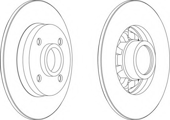 Disc frana DDF1696 FERODO - Frana disc Disc frana DDF1696 FERODO - Frana disc