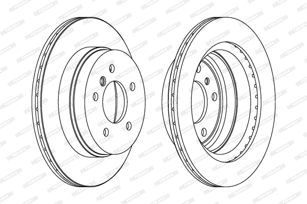 Disc frana DDF1697 FERODO - Disc frana Disc frana DDF1697 FERODO - Disc frana