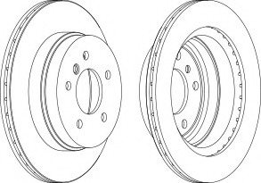 Disc frana DDF1697-1 FERODO - Disc frana Disc frana DDF1697-1 FERODO - Disc frana