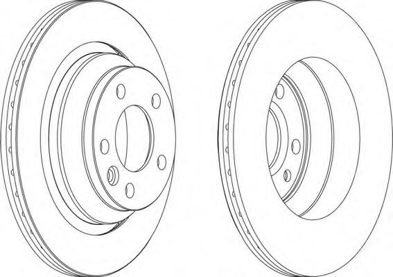 Disc frana DDF1698 FERODO - Frana disc Disc frana DDF1698 FERODO - Frana disc