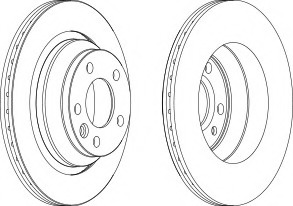 Disc frana DDF1698-1 FERODO - Frana disc Disc frana DDF1698-1 FERODO - Frana disc