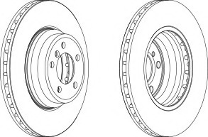 Disc frana DDF1701C-1 FERODO - Frana disc Disc frana DDF1701C-1 FERODO - Frana disc