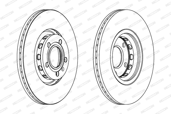 Disc frana DDF1706 FERODO - Disc frana Disc frana DDF1706 FERODO - Disc frana