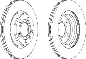 Disc frana DDF1708C-1 FERODO - Disc frana Disc frana DDF1708C-1 FERODO - Disc frana