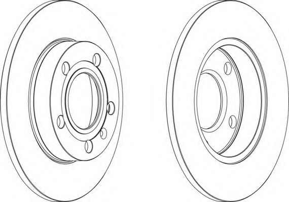 Disc frana DDF1709 FERODO - Disc frana Disc frana DDF1709 FERODO - Disc frana