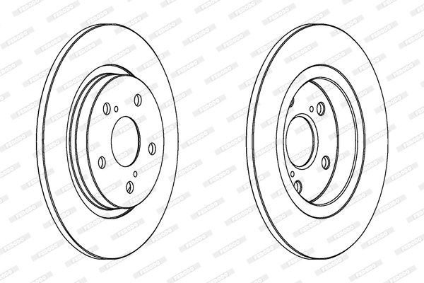 Disc frana DDF1755 FERODO - Disc frana Disc frana DDF1755 FERODO - Disc frana