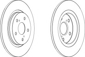 Disc frana DDF1755-1 FERODO - Disc frana Disc frana DDF1755-1 FERODO - Disc frana