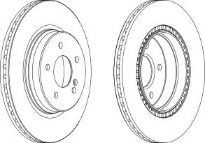 Disc frana DDF1764-1 FERODO - Disc frana Disc frana DDF1764-1 FERODO - Disc frana