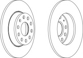 Disc frana DDF1895-1 FERODO - Disc frana Disc frana DDF1895-1 FERODO - Disc frana