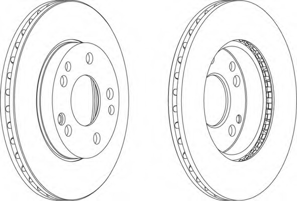 Disc frana DDF191 FERODO - Frana disc Disc frana DDF191 FERODO - Frana disc
