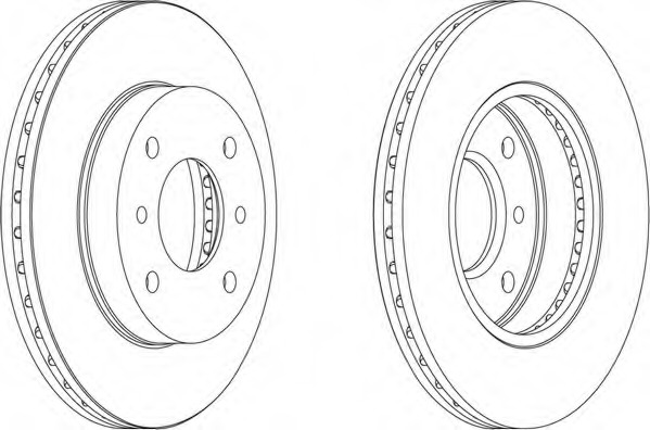 Disc frana DDF260 FERODO - Frana disc Disc frana DDF260 FERODO - Frana disc