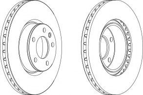 Disc frana DDF330C-1 FERODO - Disc frana Disc frana DDF330C-1 FERODO - Disc frana