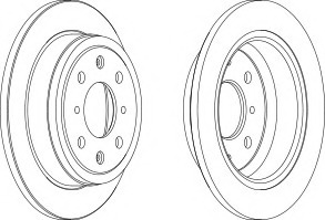 Disc frana DDF468-1 FERODO - Disc frana Disc frana DDF468-1 FERODO - Disc frana