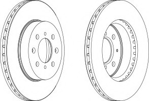 Disc frana DDF492C-1 FERODO - Disc frana Disc frana DDF492C-1 FERODO - Disc frana